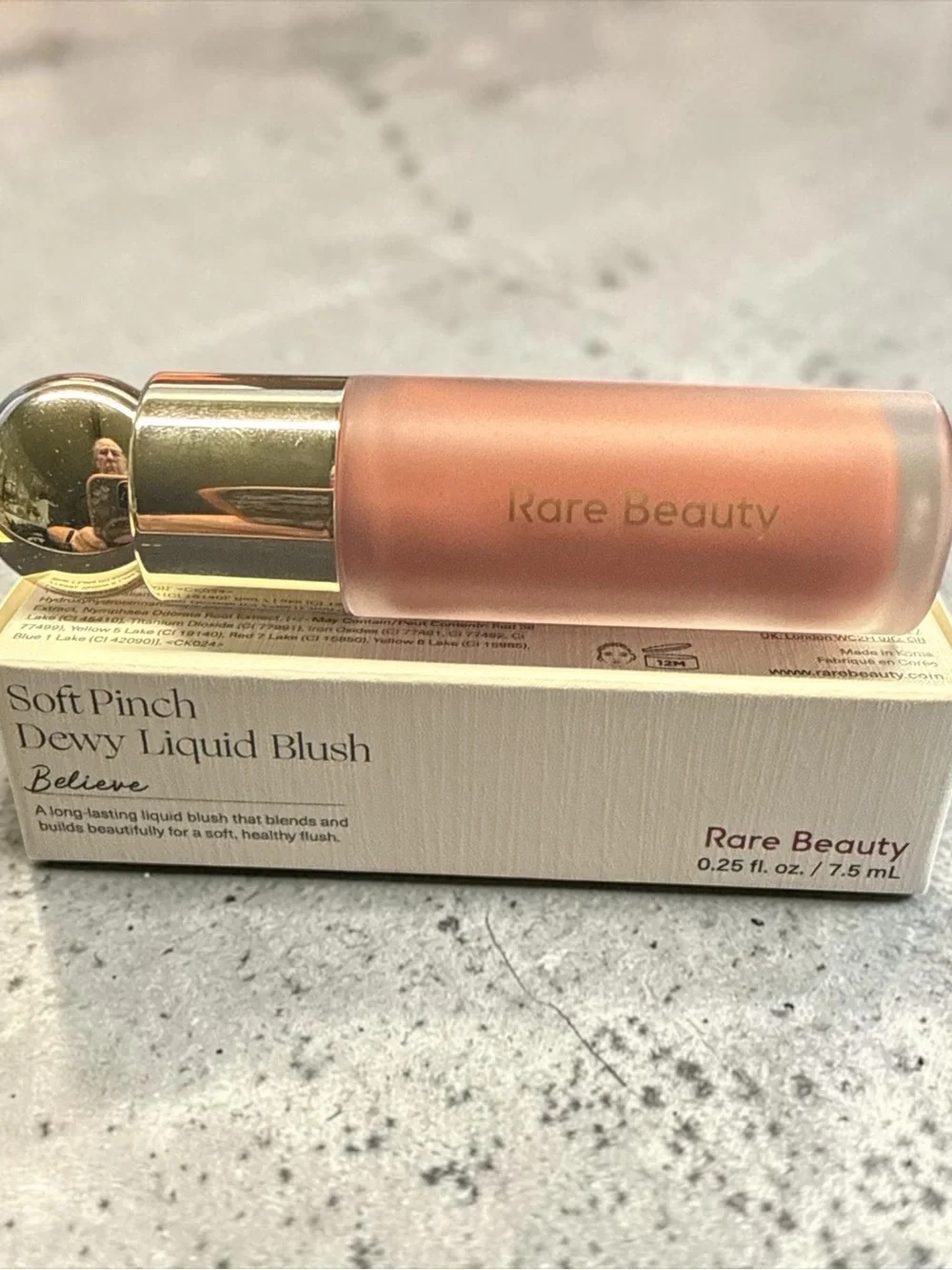 Rare Beauty Soft Pinch Dewy Liquid Blush - shade Believe